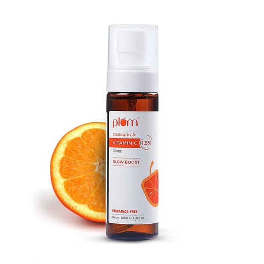 Plum 1.5% Vitamin C Toner with Mandarin for Glowing Skin - Grab2buy