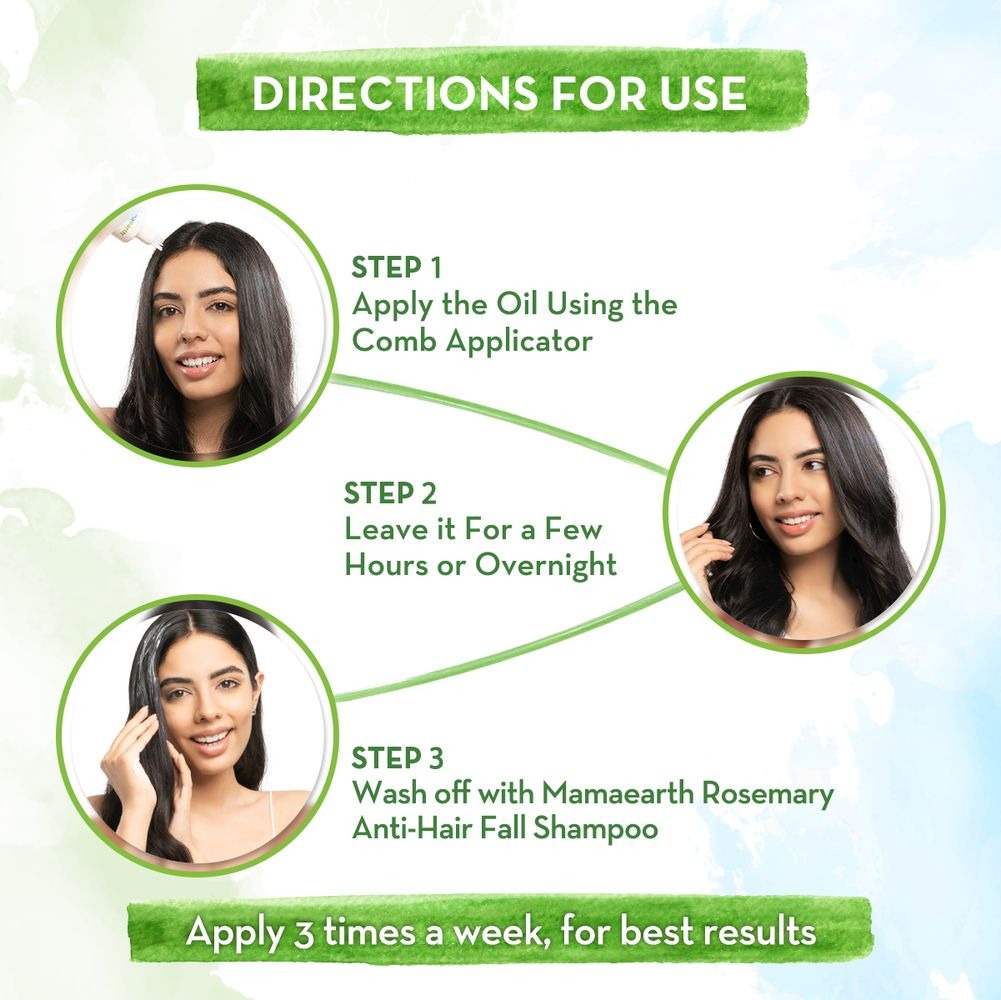 Mamaearth Rosemary Hair Growth Oil with Rosemary & Methi Dana 
