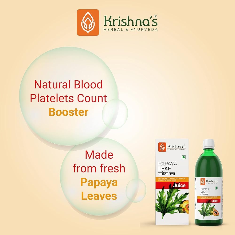Krishna's Herbal & Ayurveda Papaya Leaf Juice 