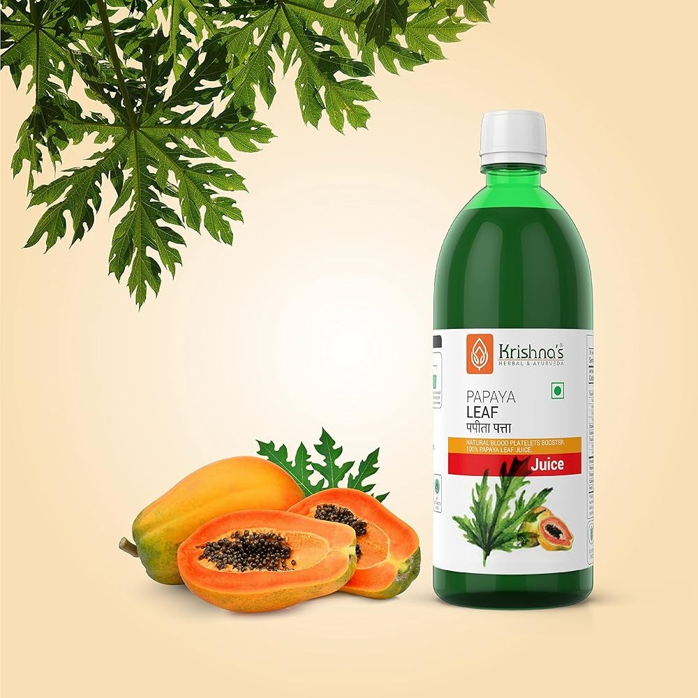 Krishna's Herbal & Ayurveda Papaya Leaf Juice 