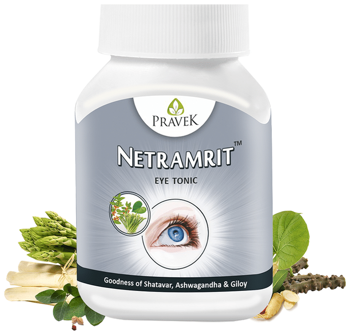 Pravek Netramrit Eye Tonic Capsules - Grab2buy