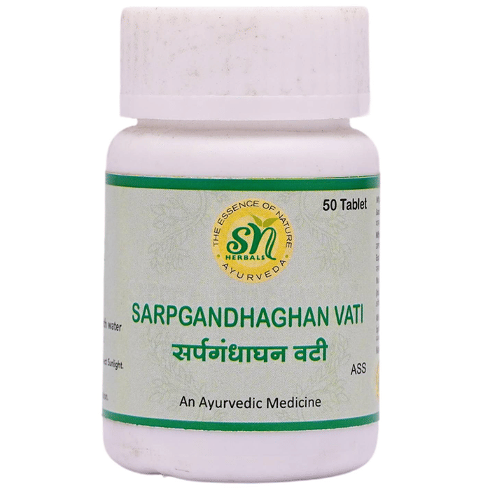 SN Herbals Sarpgandha Ghan Vati 
