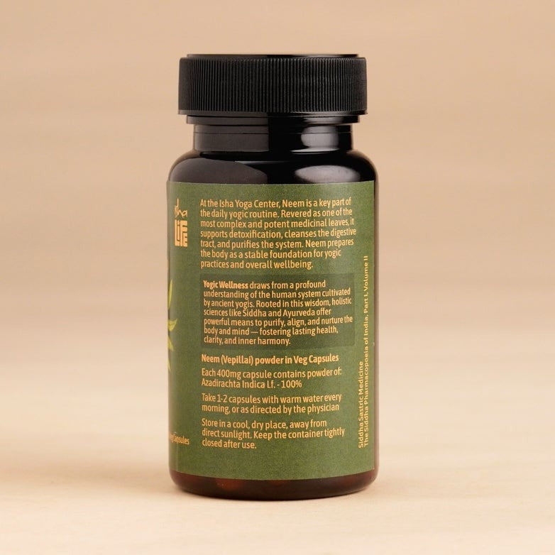 Isha Arogya Neem Powder Veg Pills 