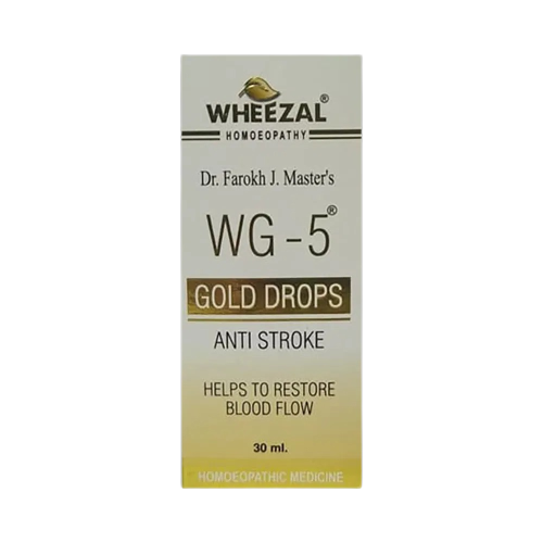 Wheezal Homeopathy WG-5 Gold Drops - Grab2buy