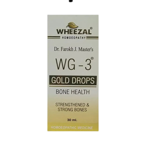 Wheezal Homeopathy WG-3 Gold Drops 