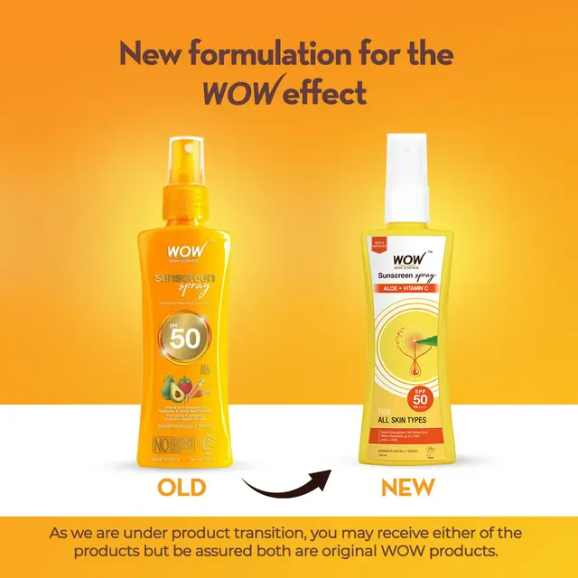 Wow Skin Science UV Sunscreen Spray SPF 50  Grab2Buy Wow Skin Science Grab2Buy