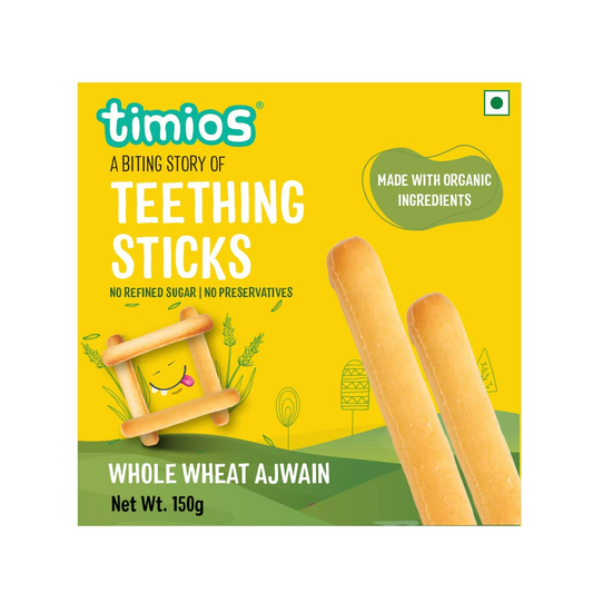 Timios Whole Wheat Ajwain Teething sticks 