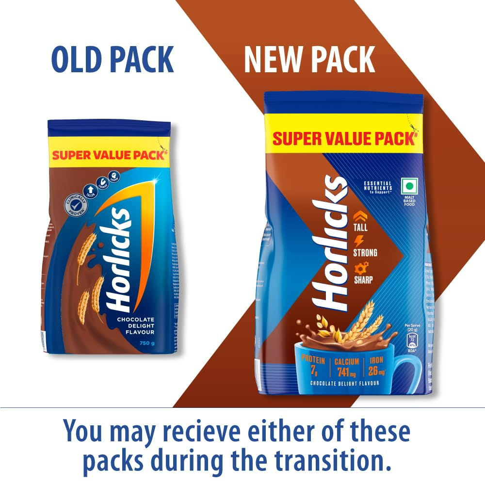 Horlicks Millet Chocolate Flavor Nutrition Drink Powder - Grab2buy