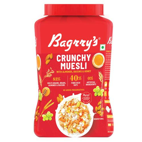 Bagrry's Crunchy Muesli - Almonds, Raisins & Honey - Grab2buy