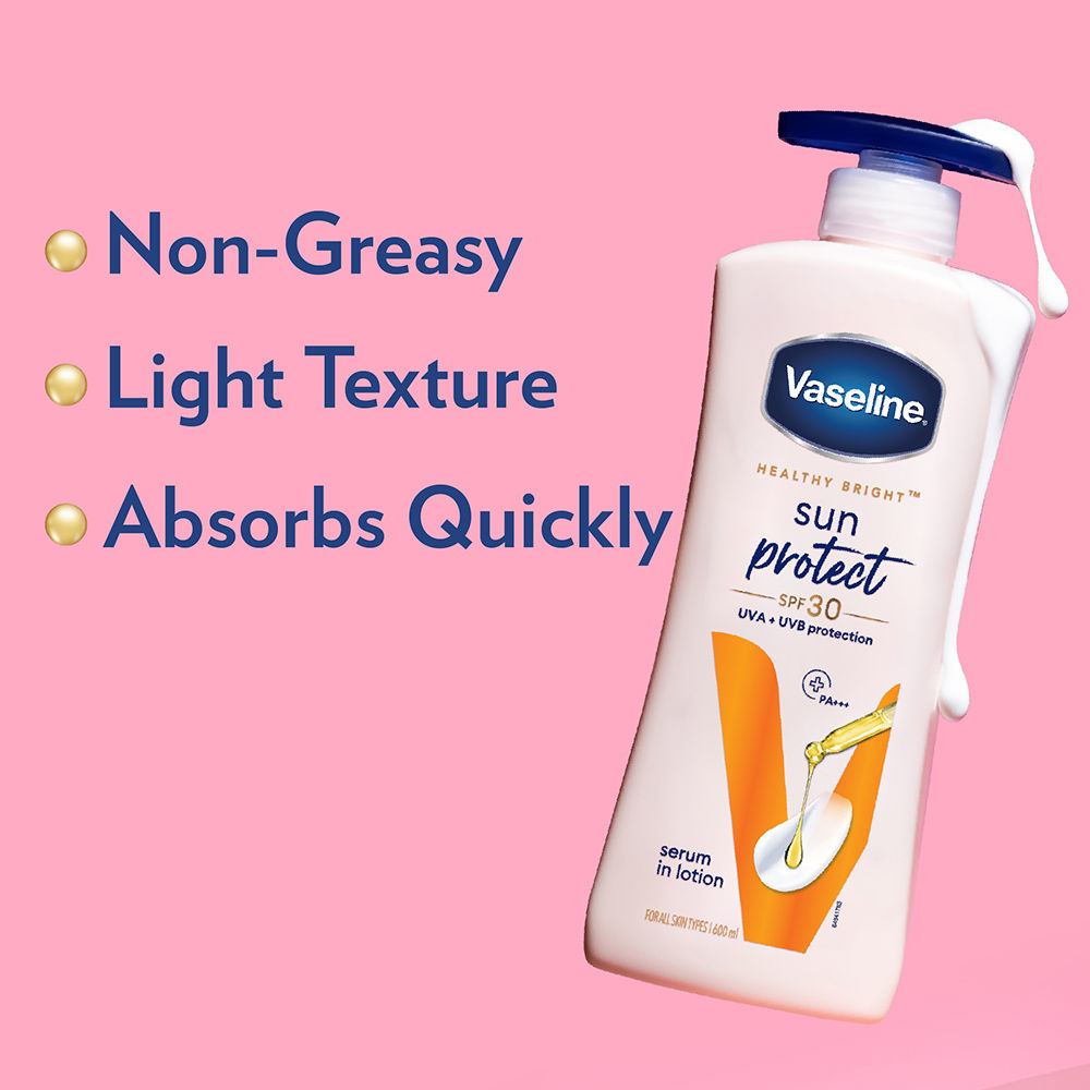 Vaseline Healthy Bright Sun + Pollution Protection SPF 30 Body Lotion  Grab2Buy Vaseline Grab2Buy