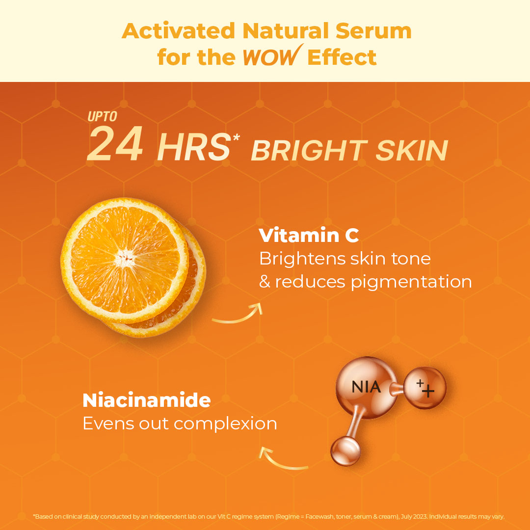 Wow Skin Science Vitamin C & Niacinamide Brightening Face Serum  Grab2Buy Wow Skin Science Grab2Buy