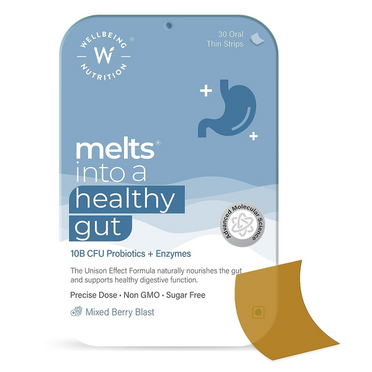 Wellbeing Nutrition Melts Healthy Gut Oral Strips  Grab2Buy Wellbeing Nutrition Grab2Buy