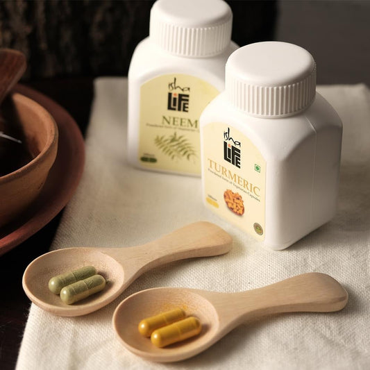 Isha Life Neem and Turmeric Capsules - Distacart