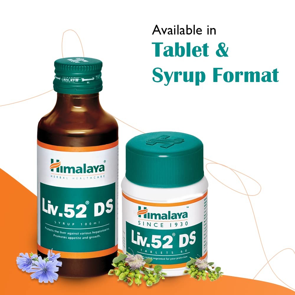 Himalaya Liv.52 DS Tablets – Double Strength Ayurvedic Liver Protection & Detox 