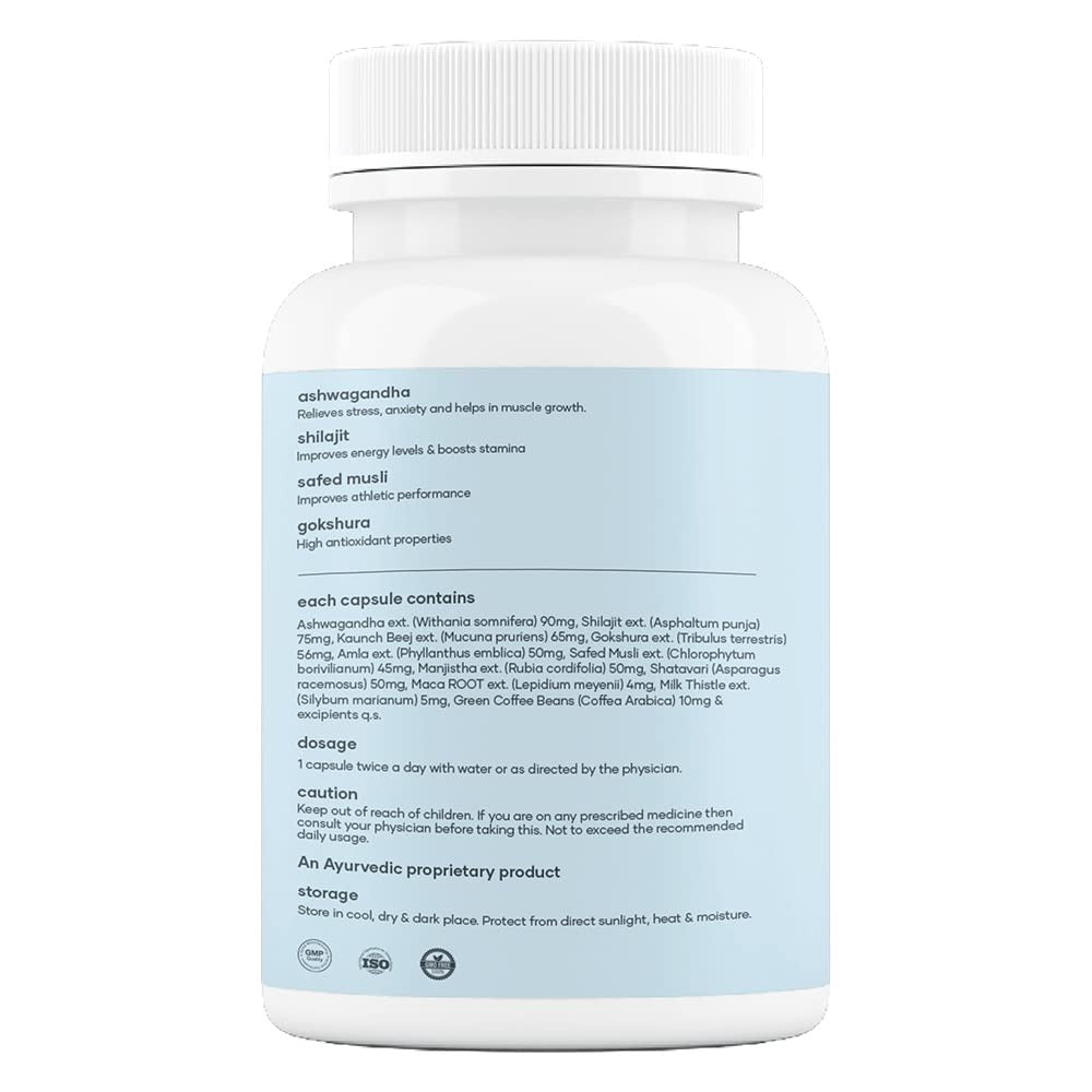 Mars By GHC Surge Max Capsules with Ashwagandha, Gokshura, Safed Musli - Grab2buy