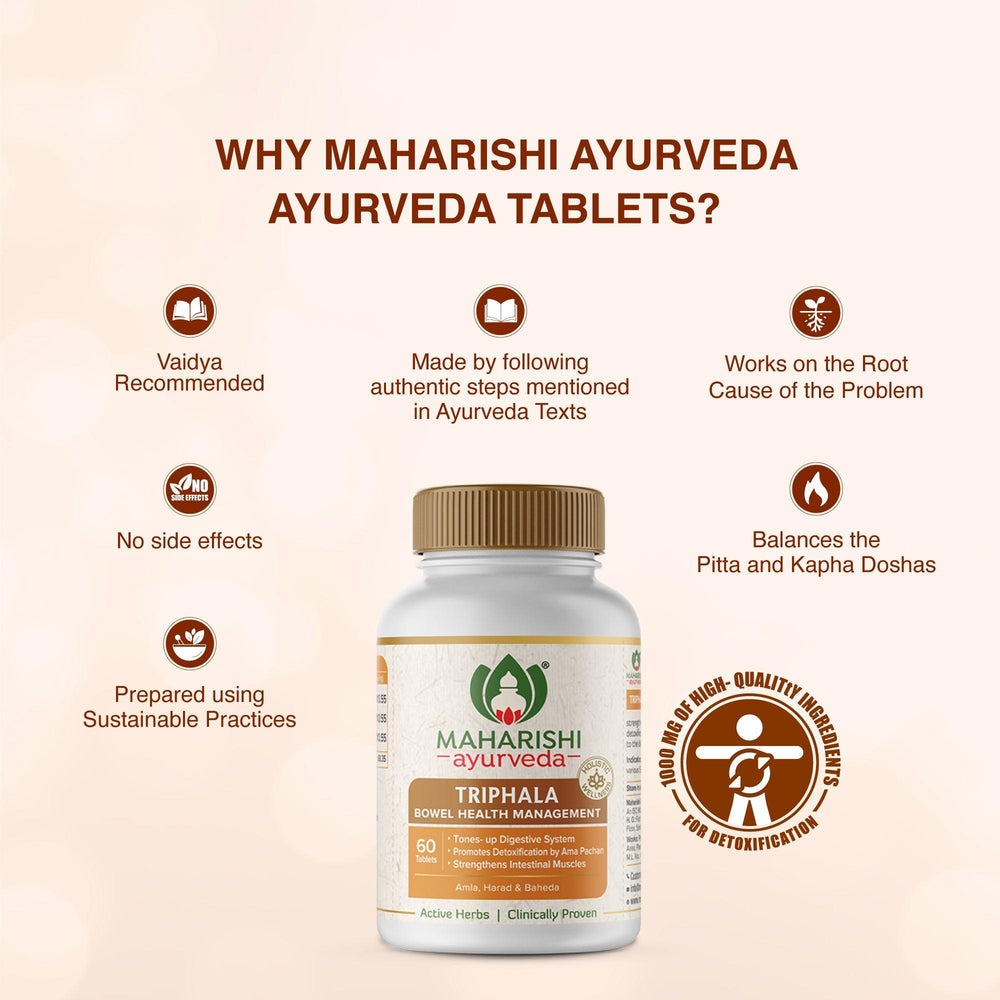 Maharishi Ayurveda Triphala Tablets 