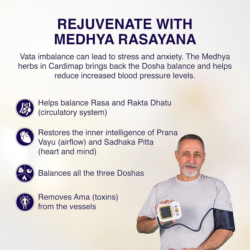 Maharishi Ayurveda Cardimap Tablets | Vedic Ayurvedic Supplement for Heart Health & Circulation 