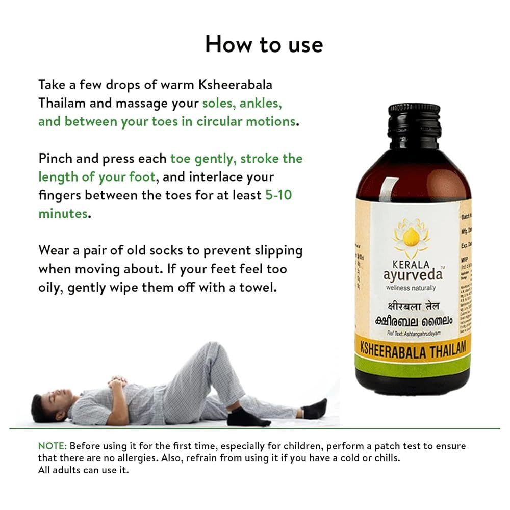 Kerala Ayurveda Ksheerabala Thailam - Grab2buy