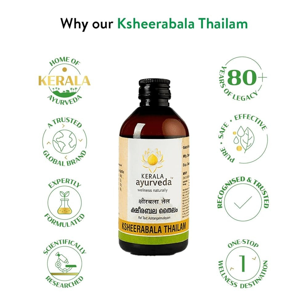 Kerala Ayurveda Ksheerabala Thailam - Grab2buy
