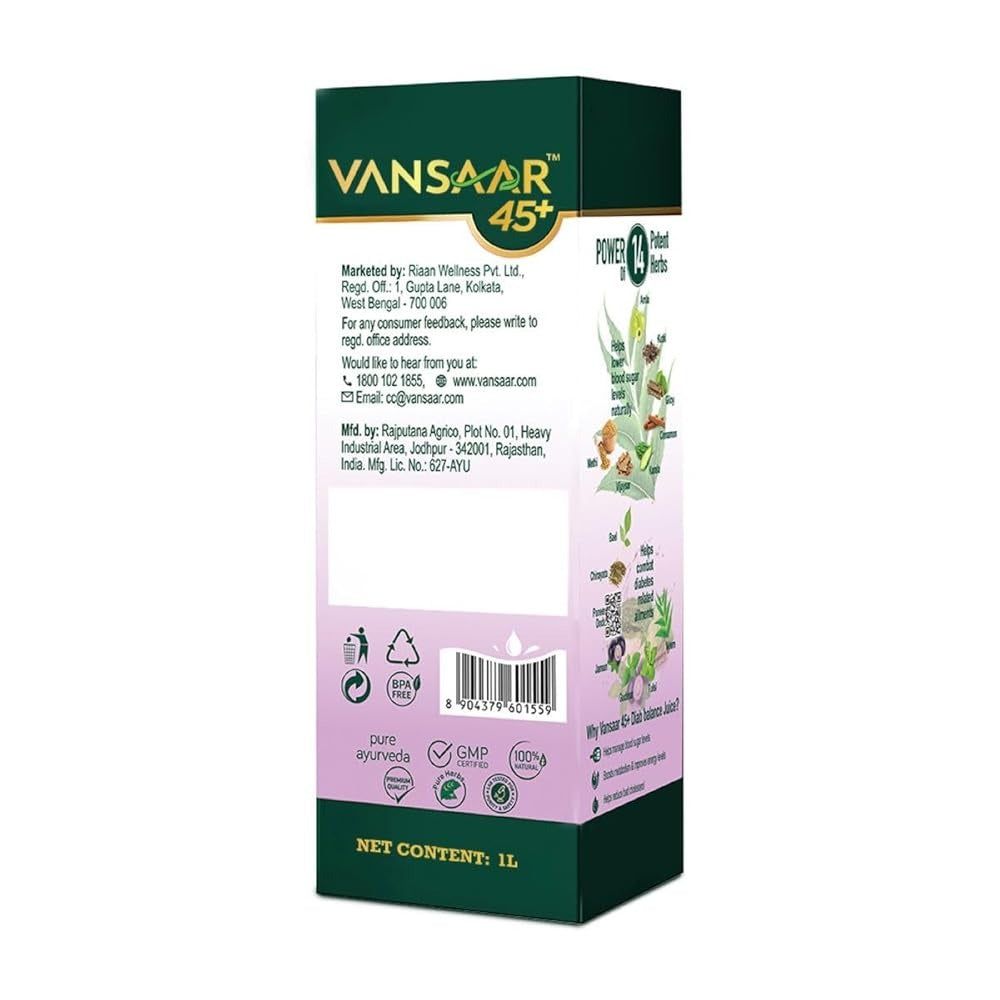 Vansaar 45+ Diab Balance Juice 