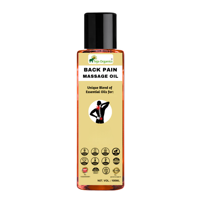 Teja Organics Back Pain Massage Oil 