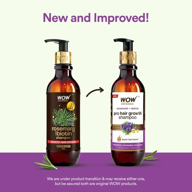Wow Skin Science Rosemary With Biotin Hair Growth Shampoo  Grab2Buy Wow Skin Science Grab2Buy