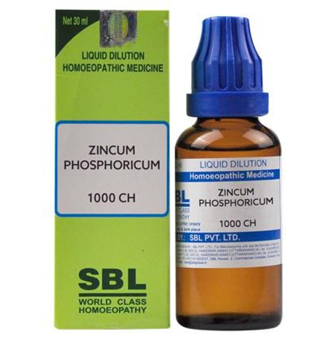 SBL Homeopathy Zincum Phosphoricum Dilution - Grab2buy
