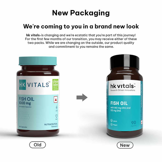 HK Vitals Fish Oil Capsules - Grab2buy