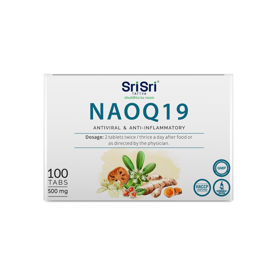 Sri Sri Tattva NAOQ19 Antiviral & Anti Inflammatory Tablets - Grab2buy