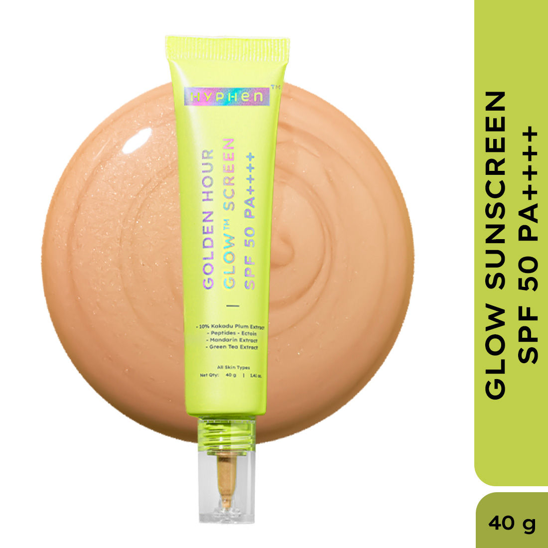 Hyphen Golden Hour Glow Sunscreen SPF 50 PA++++ Genie India