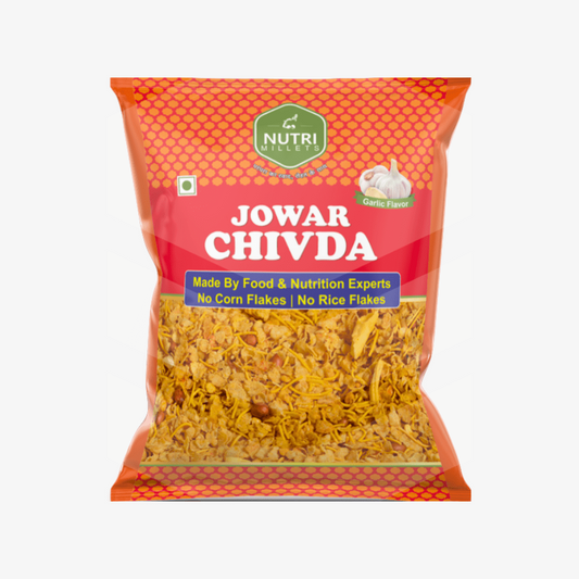 NutriMillets Jowar Flakes Chivda - Garlic Flavor - Grab2buy