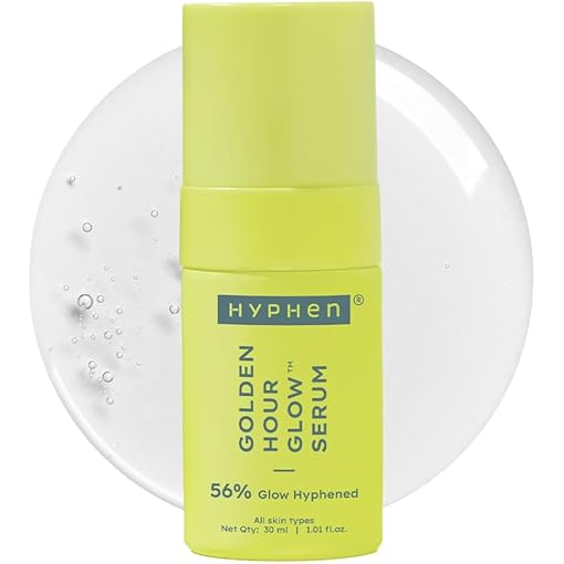 Hyphen By Kriti Sanon Golden Hour Glow Serum With Niacinamide, Alpha Arbutin, Hyaluronic Acid & Kakadu Plum, For Men & Women 