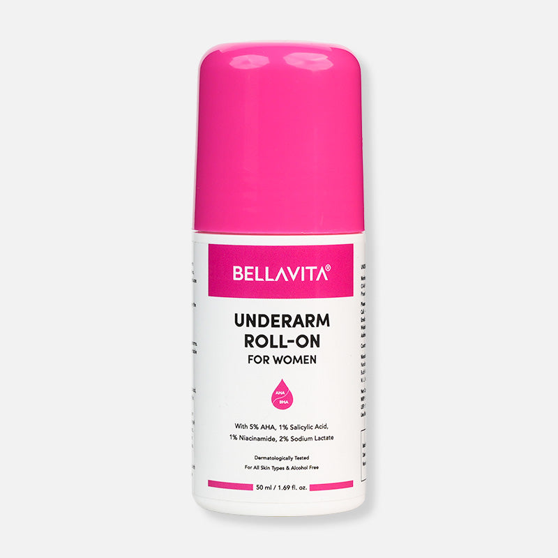 Bella Vita Deo White Natural Underarm Roll On Deodorant for Women 