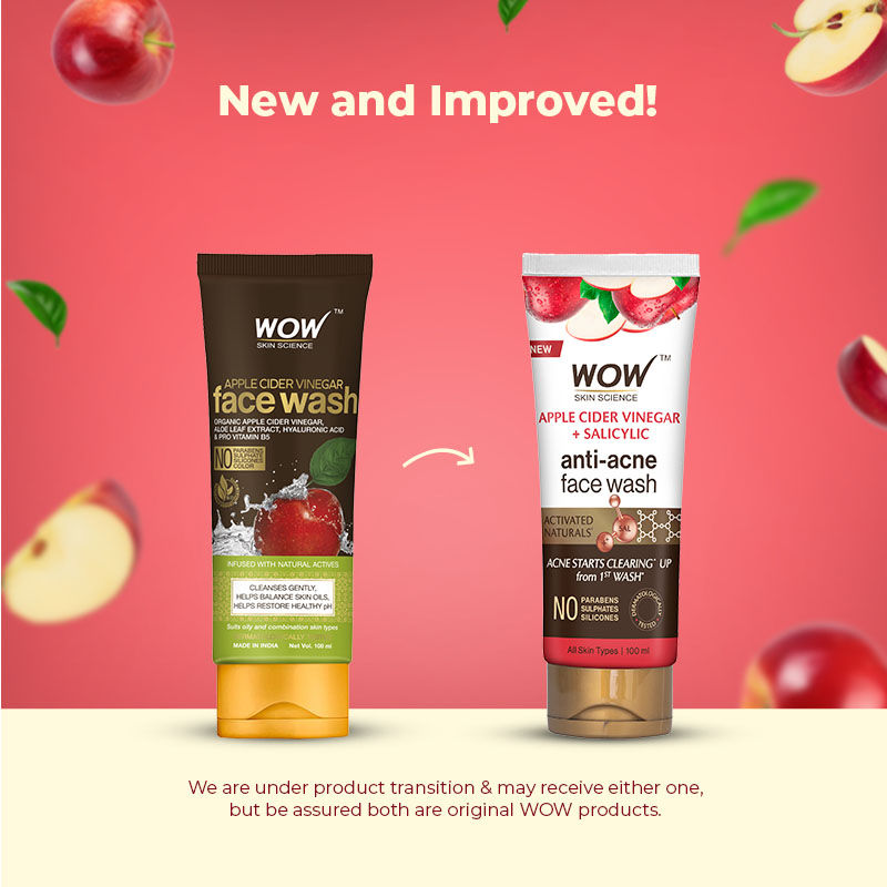 Wow Skin Science Apple Cider Vinegar Face Wash  Grab2Buy Wow Skin Science Grab2Buy