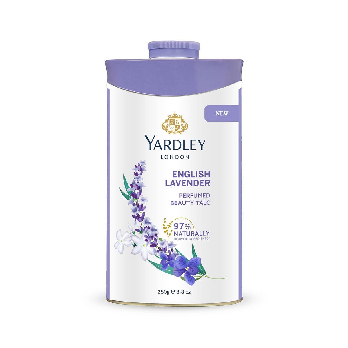 Yardley London English Lavender Perfumed Deodorizing Talc Talcum Powder 
