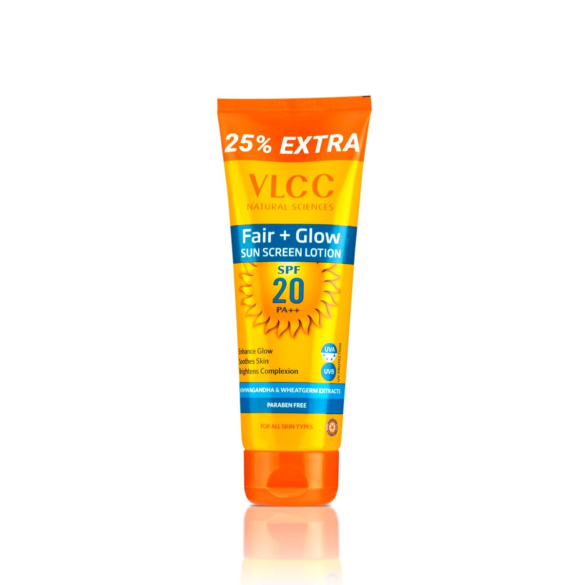 VLCC Fair+Glow Sun Screen Lotion SPF 20 PA++  Grab2Buy VLCC Grab2Buy