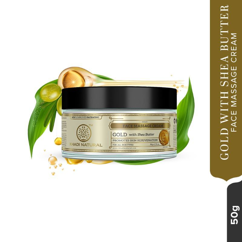 Khadi Natural Gold Herbal Face Massage Cream  Grab2Buy Khadi Natural Grab2Buy