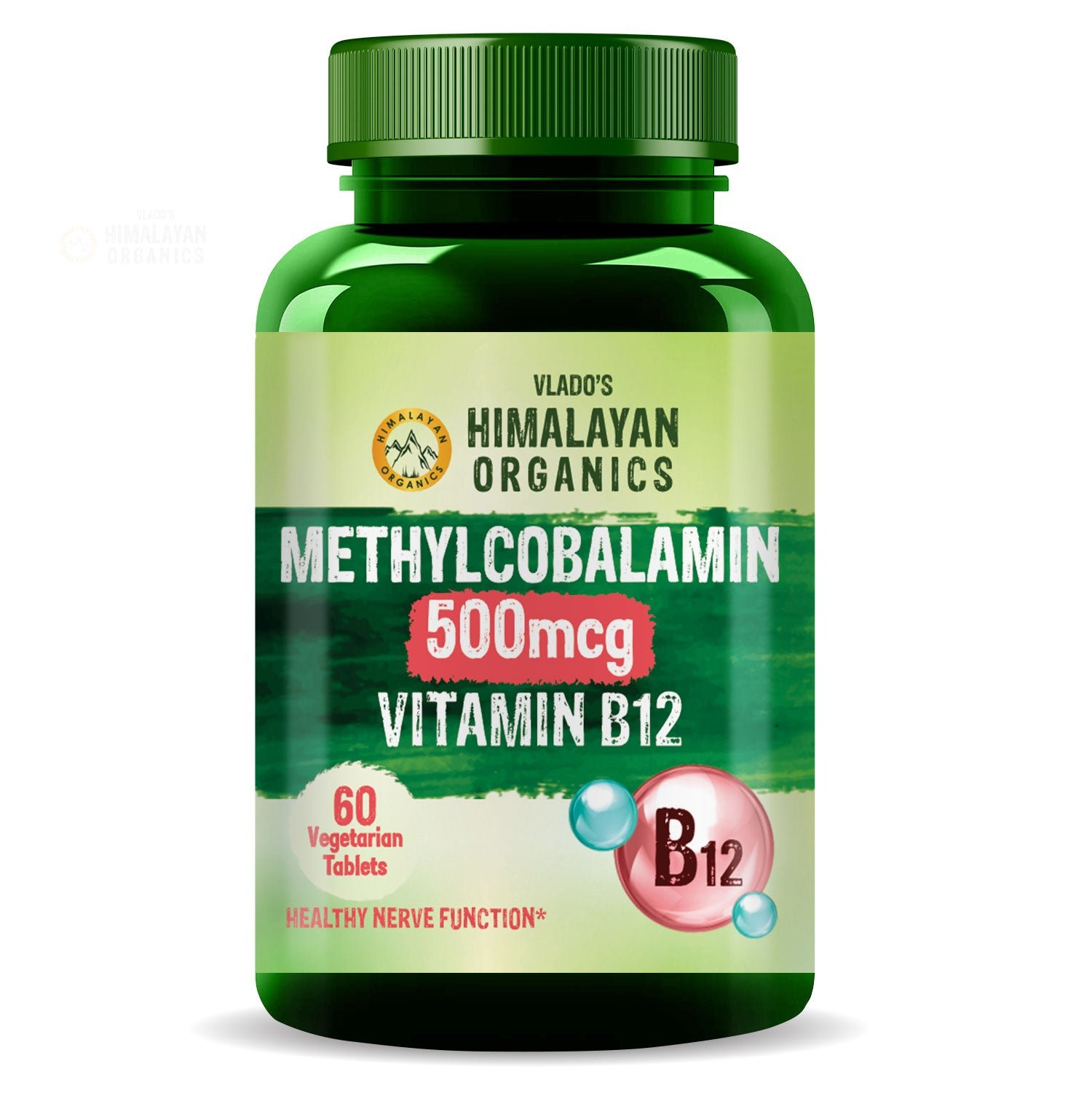 Himalayan Organics Methyl Cobalamin Vitamin B12 Tablets 