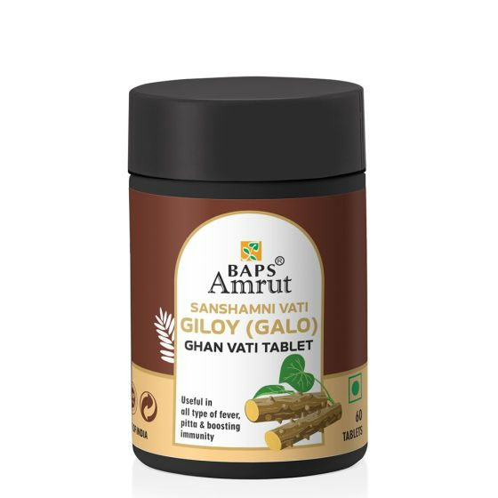Baps Amrut Sanshamni Vati Giloy (Galo) Ghan Vati 