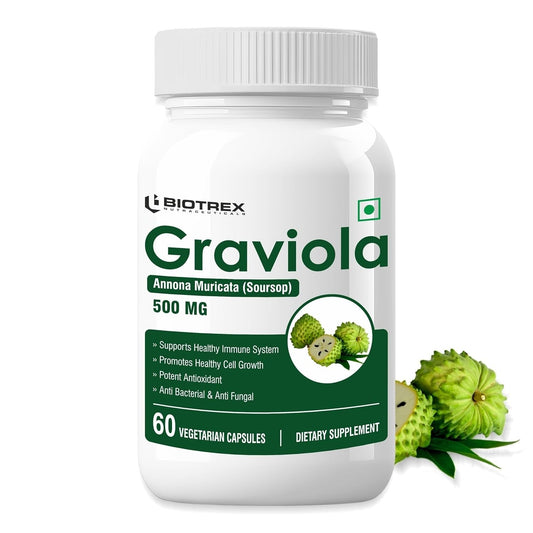 Biotrex Graviola 500mg Veg Capsules 