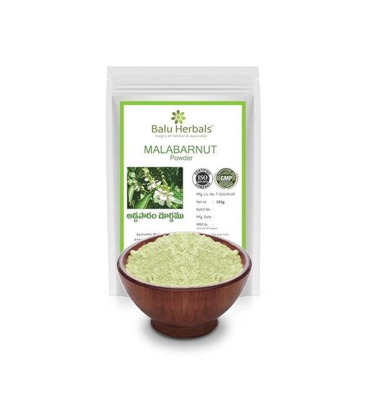 Balu Herbals Malabar Nut (Addasaram) Powder 
