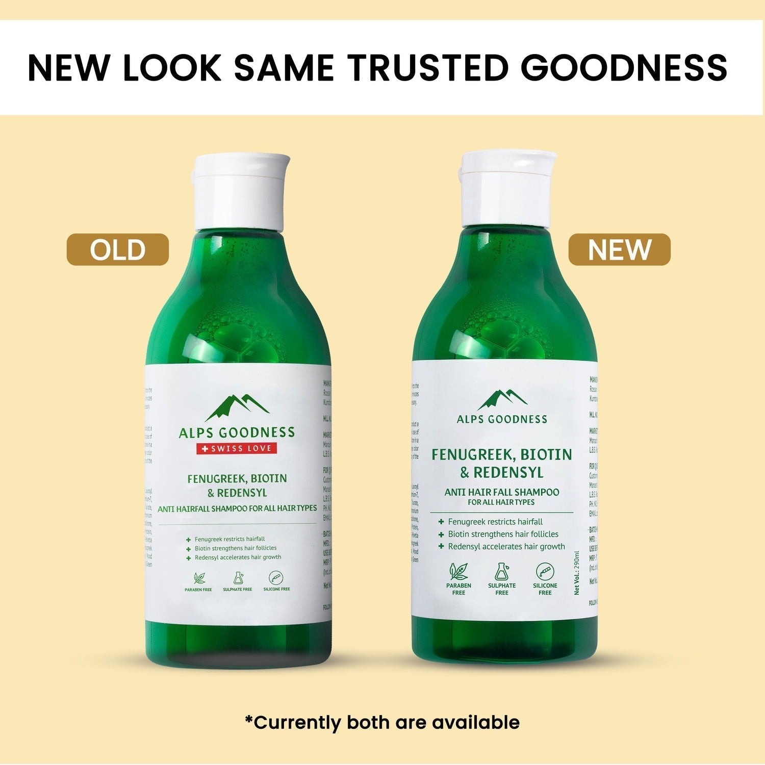 Alps Goodness Fenugreek Biotin & Redensyl Anti Hairfall Shampoo 
