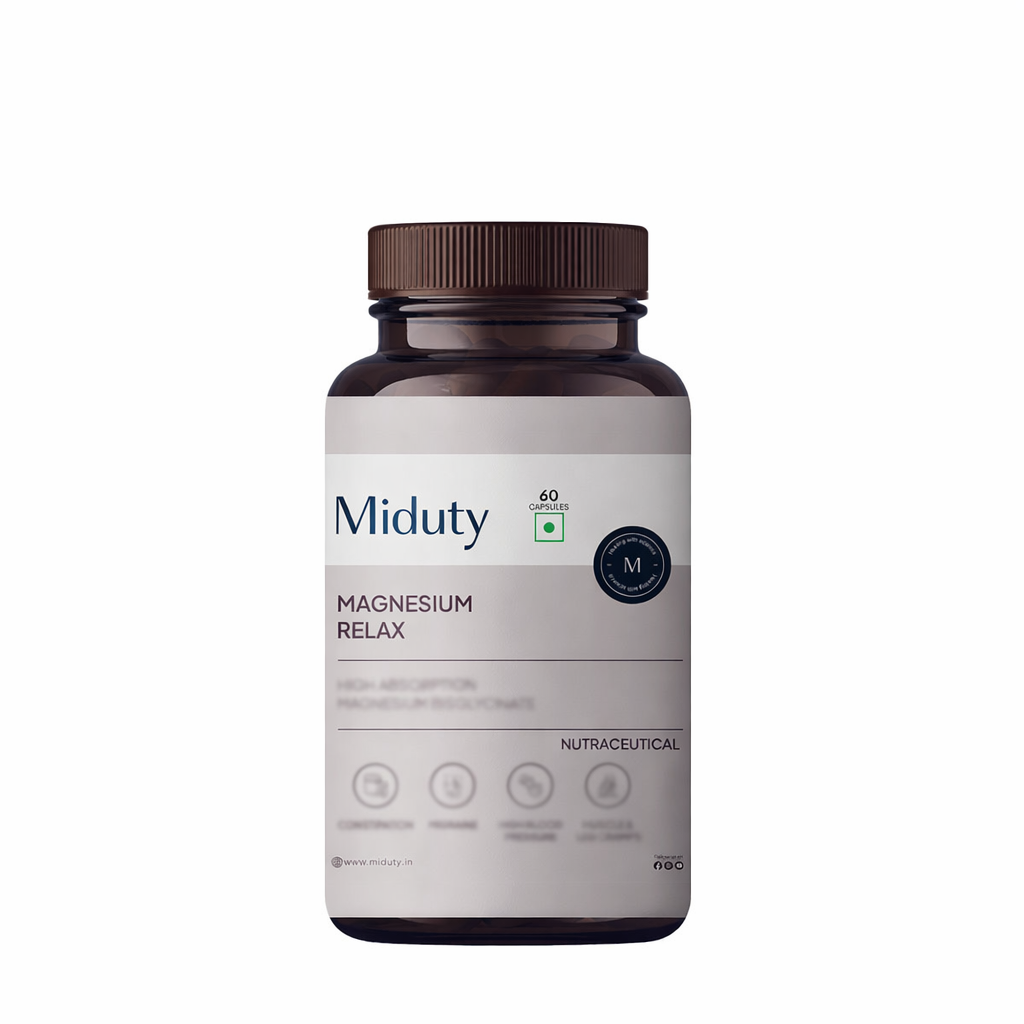 Miduty by Palak Notes Magnesium Relax Capsules 