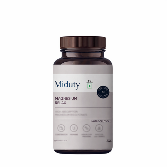Miduty by Palak Notes Magnesium Relax Capsules 