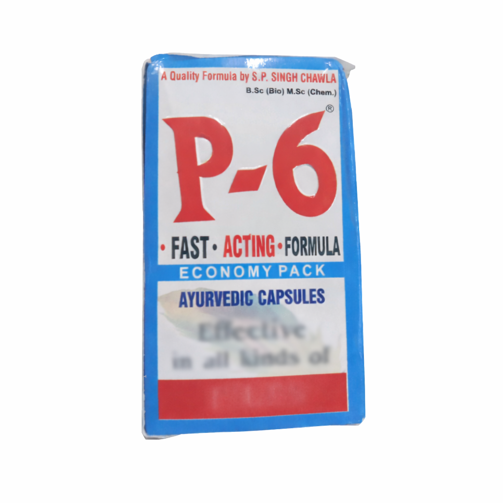 Ayurvedic P-6 Capsules 