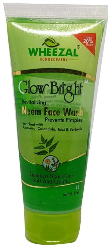 Wheezal Glow Bright Neem Face Wash 