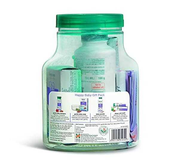 Himalaya Herbals Babycare Gift Jar (Soap, Shampoo, Rash Cream and Powder) - Grab2buy