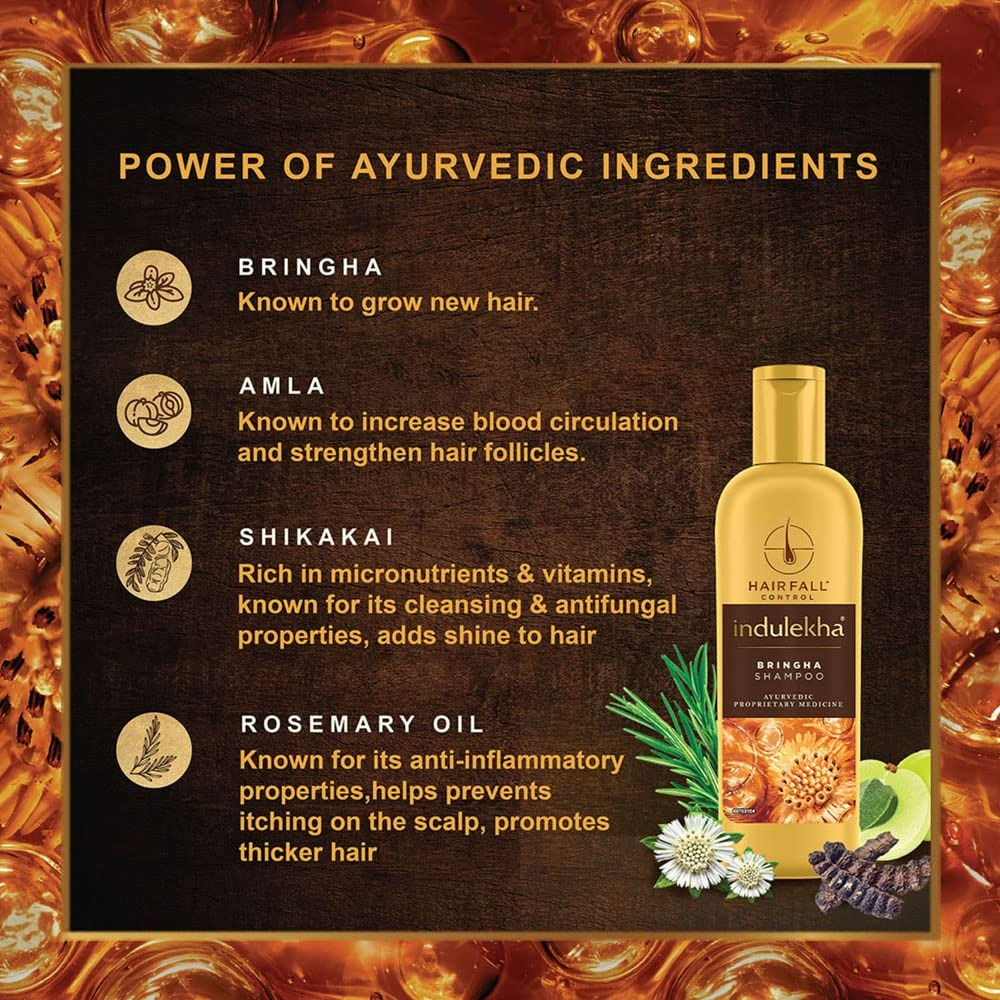 Indulekha Bringha Anti Hair Fall Shampoo - Grab2buy