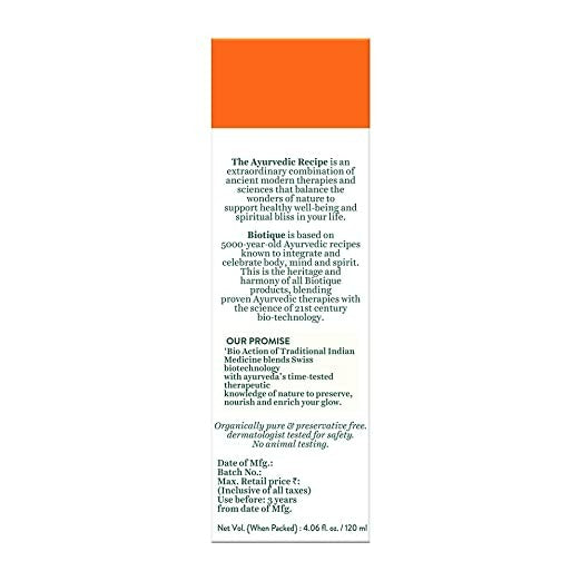 Biotique Advanced Ayurveda Bio Morning Nectar Visibly Flawless Sun Protector 30+SPF UVA/UVB Sunscreen - Grab2buy