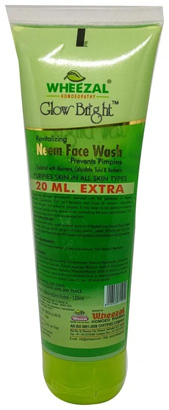 Wheezal Glow Bright Neem Face Wash 